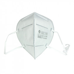 Respirator FFP2 NR white with ear straps