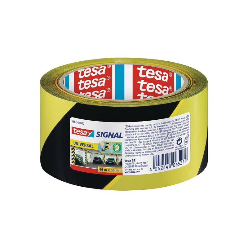Adhesive tape TESA Signal 58133 yellow/black