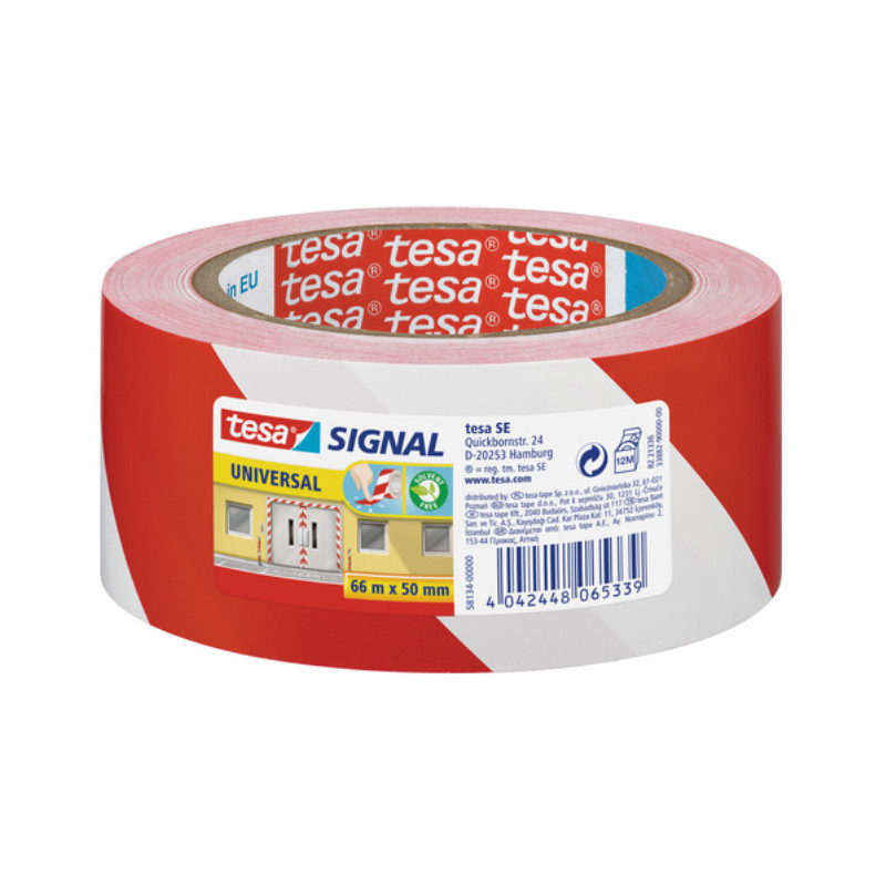 Adhesive tape TESA 58134 red/white