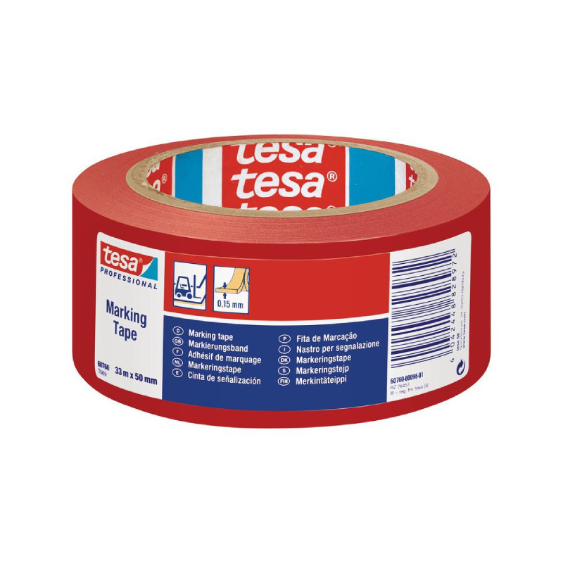 Adhesive tape TESA 60760 red