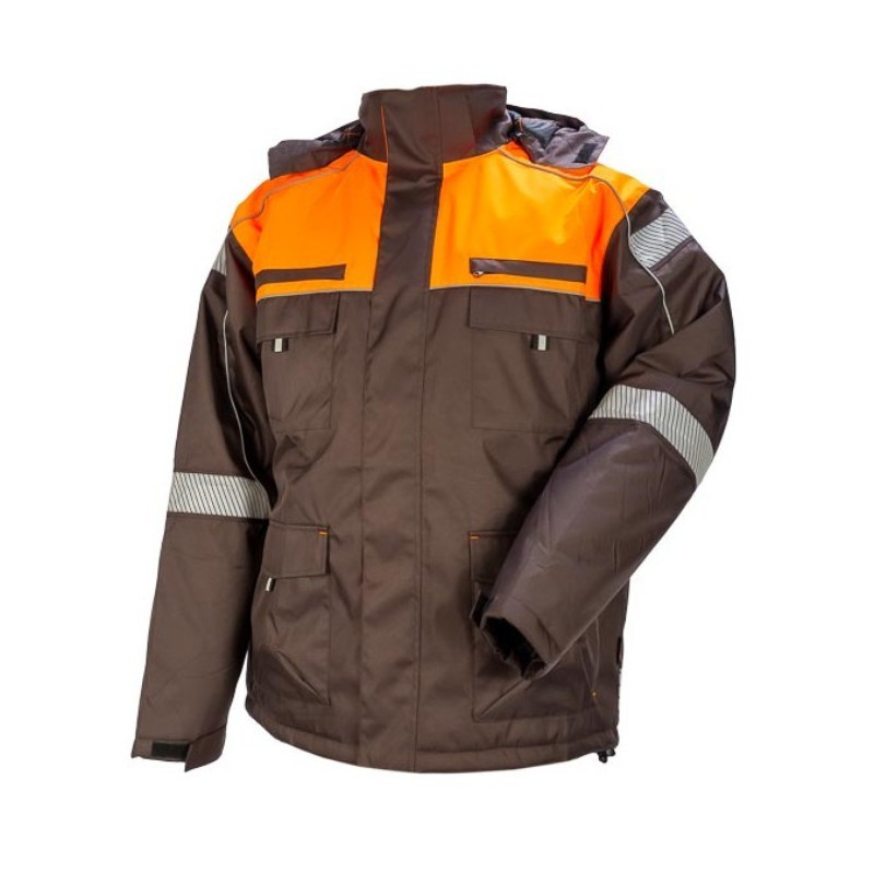 Jacket STRONGO grey/orange