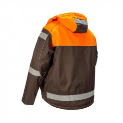 Куртка STRONGO серая/оранжевая