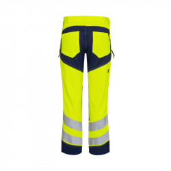 Trousers SAFETY STRETCH yellow/blue
