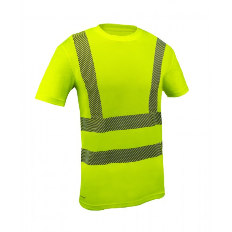 T-shirt LIGHTGO PRINT short sleeves yellow
