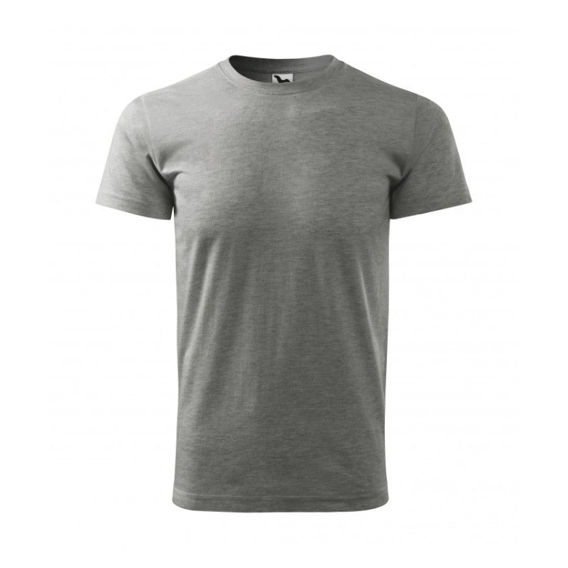 Marškinėliai HEAVY NEW dark gray melange