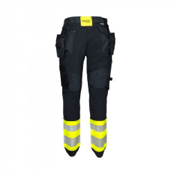 Trousers REWELLY STRETCH PLUS grey/yellow