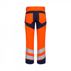 Trousers SAFETY STRETCH orange/blue