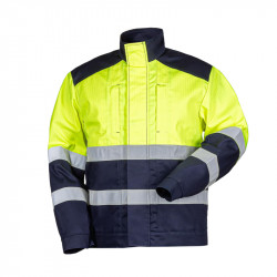 Jacket SELVA MULTINORM yellow/dark blue