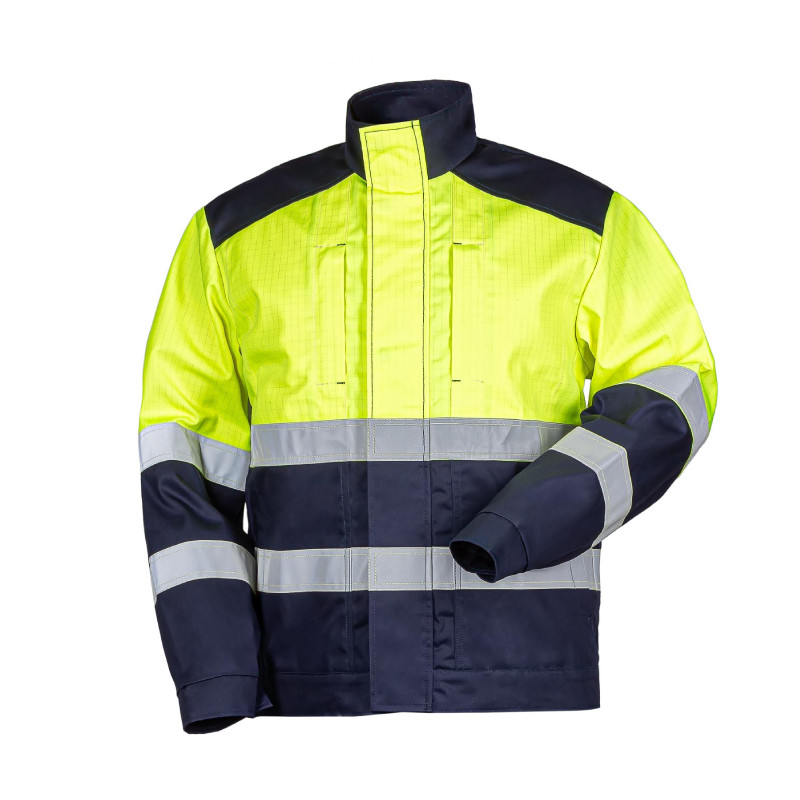 Jacket SELVA MULTINORM yellow/dark blue
