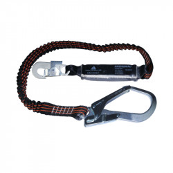 Absorbing lanyard AN235200AD with carabiner AM022
