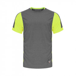 T-shirt PESSO BREEZE grey/yellow
