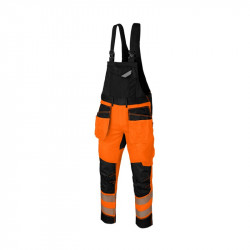 Bib overall FREEGO orange/black