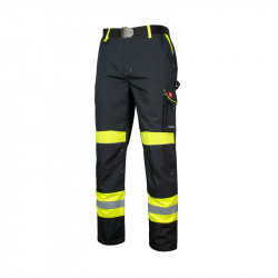 Trousers CLASSIC PO-LIFT black/yellow