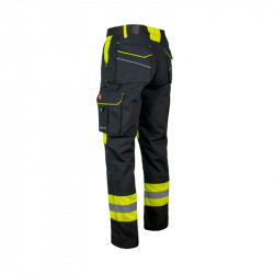 Trousers CLASSIC PO-LIFT black/yellow