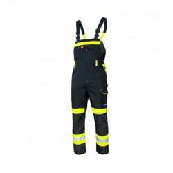 Bib overall CLASSIC PO-LIFT black/yellow