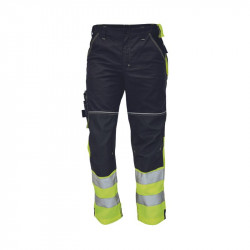 Trousers KNOXFIELD grey/yellow