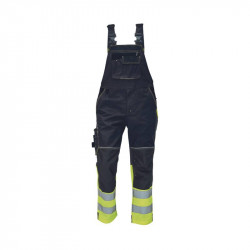 Bib overall KNOXFIELD grey/yellow