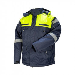 Jacket STRONGO blue/yellow