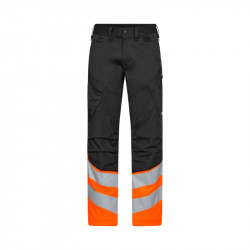 SAFETY STRETCH trousers grey/orange