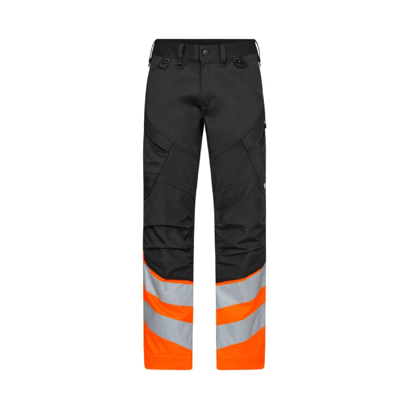 SAFETY STRETCH trousers grey/orange