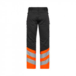 SAFETY STRETCH trousers grey/orange