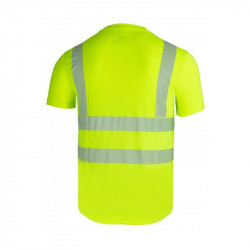 T-shirt LIGHTGO PRINT short sleeves yellow