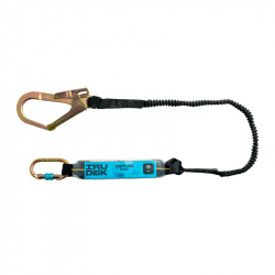 Absorbing lanyard ASTUN FLEX with carabiner