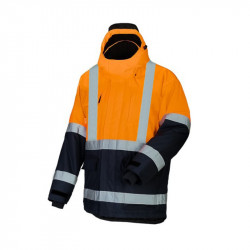 Jacket BRIGHTGO orange / dark blue