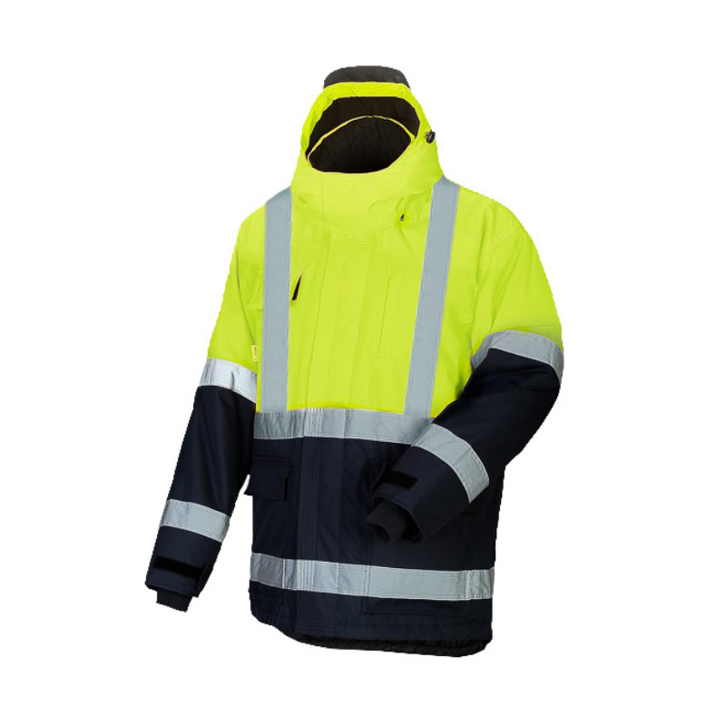 Jacket BRIGHTGO yellow / dark blue
