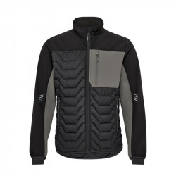 Jacket ENTIRE QUILTED grey/black