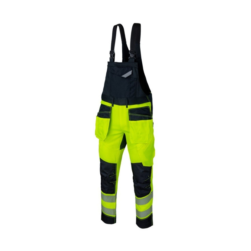 Bib overall FREEGO yellow/black