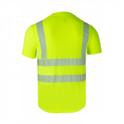 T-shirt LIGHTGO PRINT short sleeves yellow