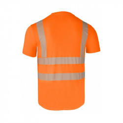 T-shirt LIGHTGO PRINT short sleeves orange