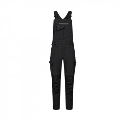 Bib overall ENTIRE STRETCH 4-WAY black/grey