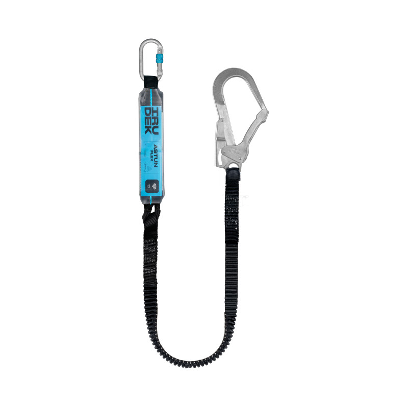 Absorbing lanyard ASTUN FLEX I 180 HSS with carabiners