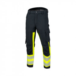Trousers BERGO black/yellow