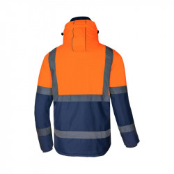 Jacket BRIGHTGO orange / dark blue