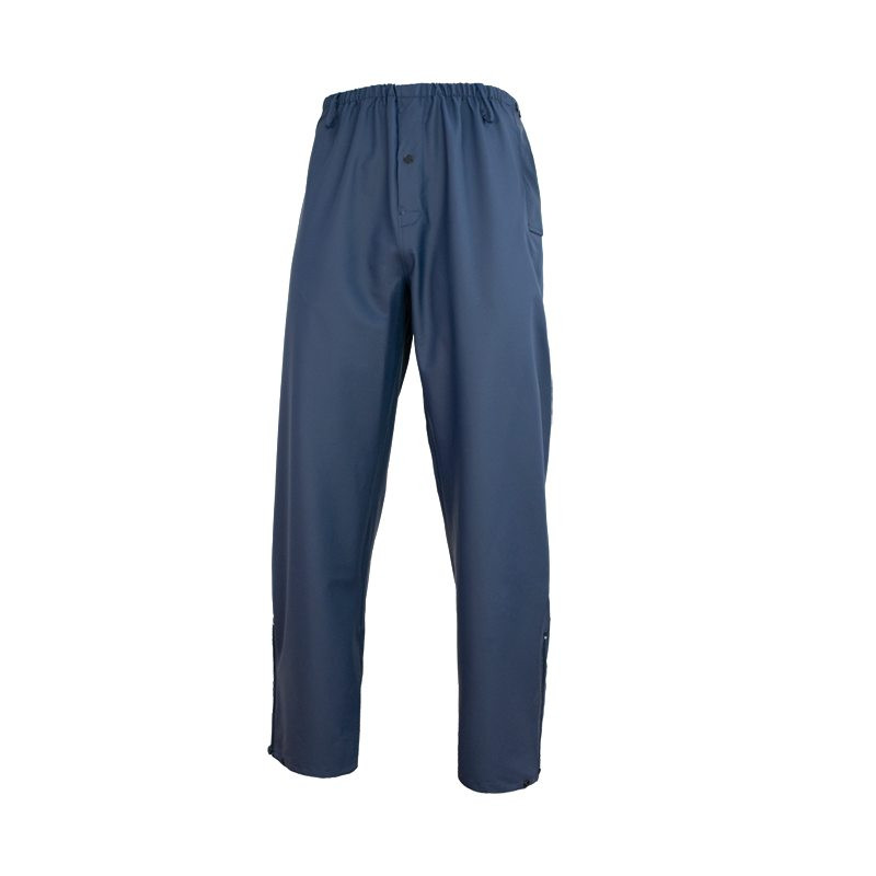 Waterproof trousers BORNHOLM PU blue