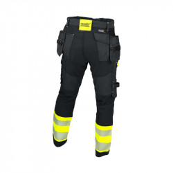 Kelnės REWELLY STRETCH PLUS CONSTRUCTION t.pilkos/geltonos