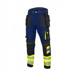 Брюки REWELLY STRETCH PLUS CONSTRUCTION синие/желтые