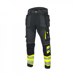 Брюки REWELLY STRETCH PLUS CONSTRUCTION серые/желтые