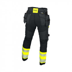 Trousers REWELLY STRETCH PLUS CONSTRUCTION grey/yellow