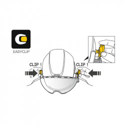 Glasses PETZL VIZIR for helmet, clear