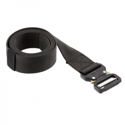 Belt TAKTISCH black textile 130cm