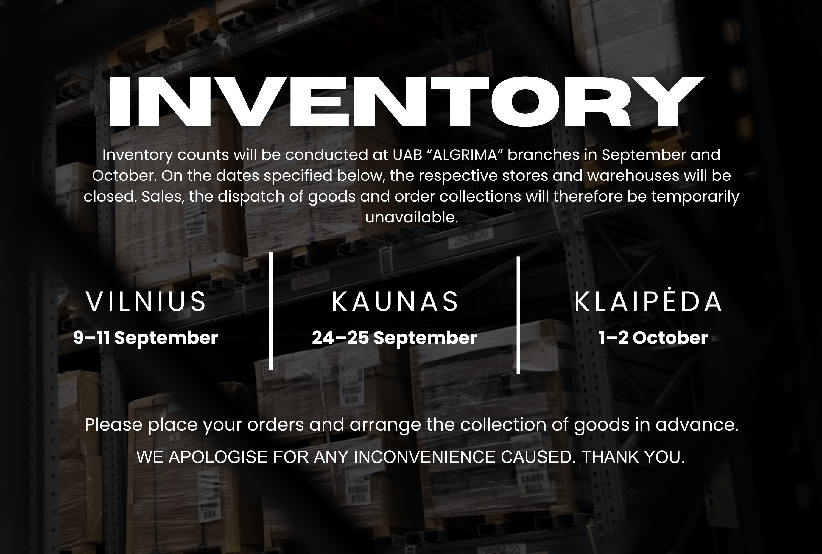 INVENTORY